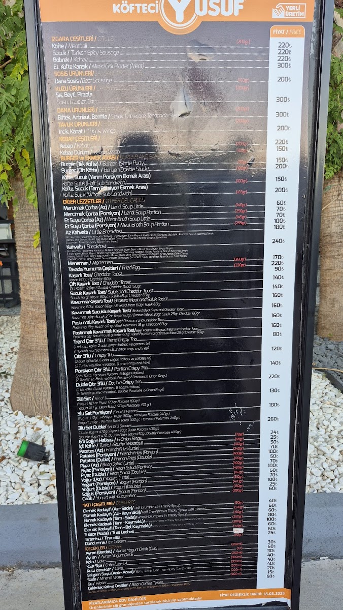 Menu Köfteci Yusuf-5